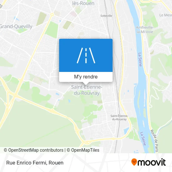 Rue Enrico Fermi plan