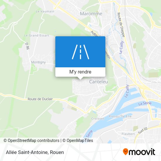 Allée Saint-Antoine plan