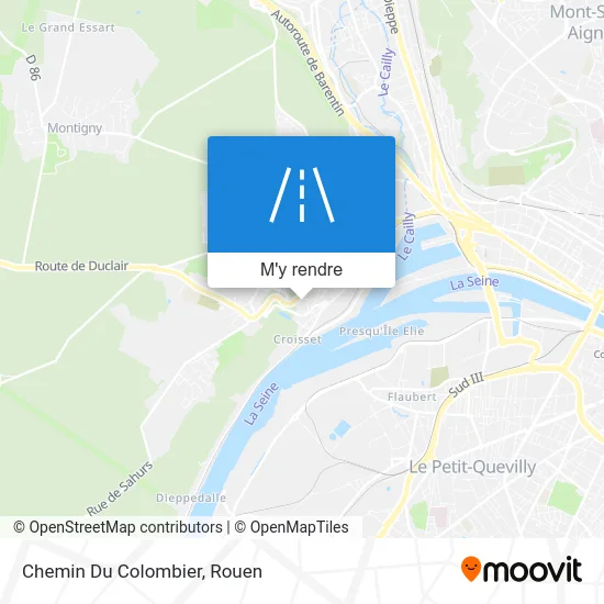 Chemin Du Colombier plan