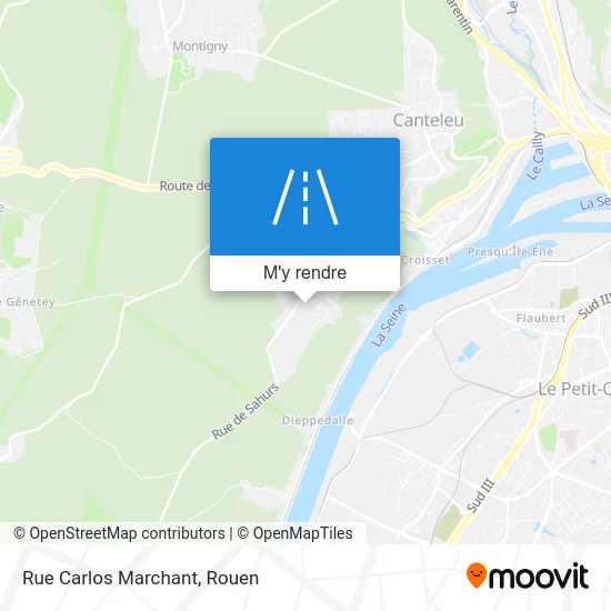 Rue Carlos Marchant plan