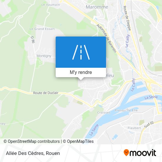 Allée Des Cèdres plan