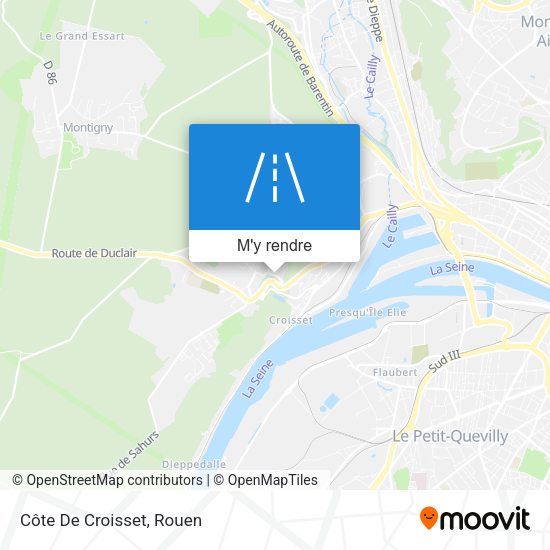 Côte De Croisset plan