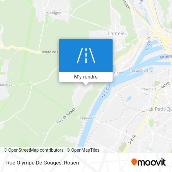 Rue Olympe De Gouges plan