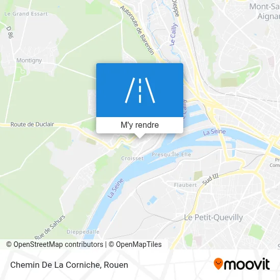 Chemin De La Corniche plan
