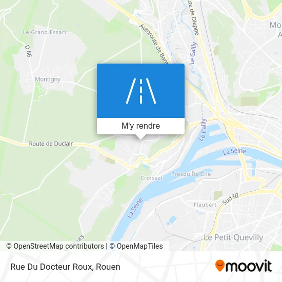 Rue Du Docteur Roux plan