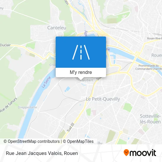Rue Jean Jacques Valois plan