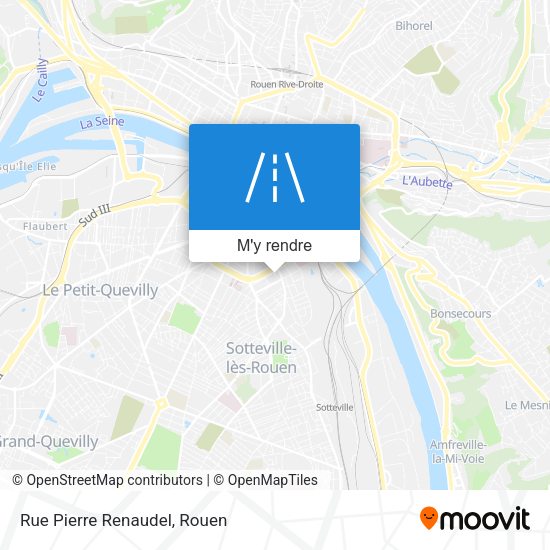 Rue Pierre Renaudel plan