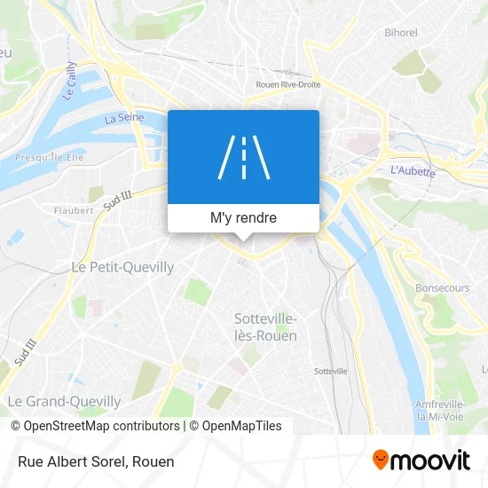 Rue Albert Sorel plan