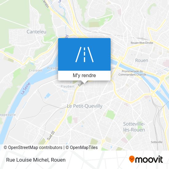 Rue Louise Michel plan