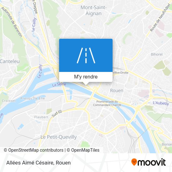 Allées Aimé Césaire plan