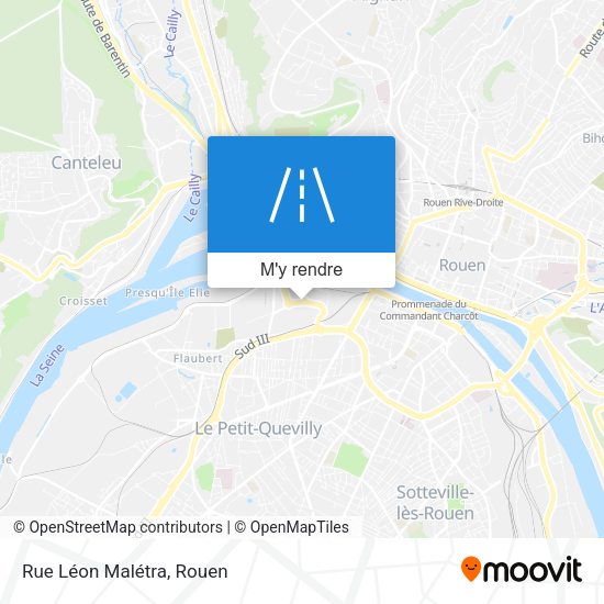 Rue Léon Malétra plan