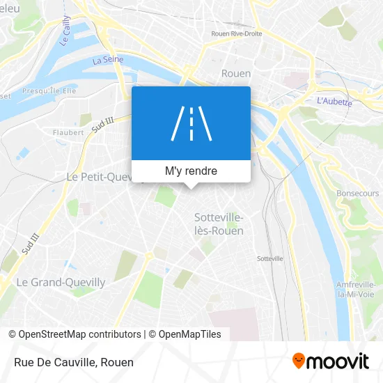 Rue De Cauville plan