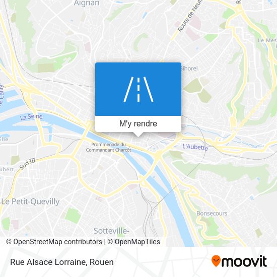 Rue Alsace Lorraine plan