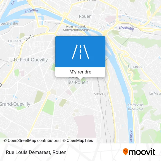 Rue Louis Demarest plan