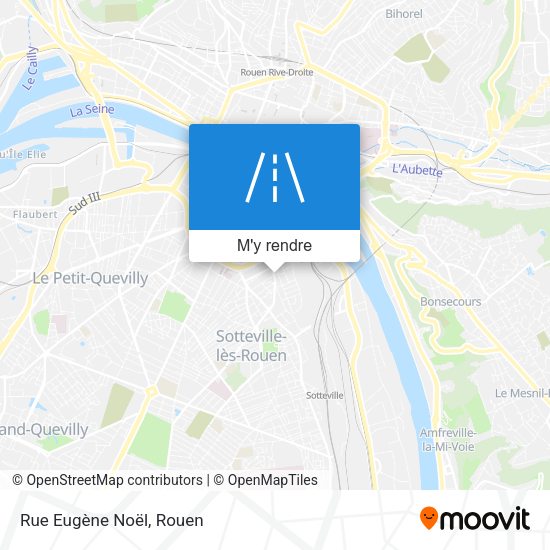 Rue Eugène Noël plan