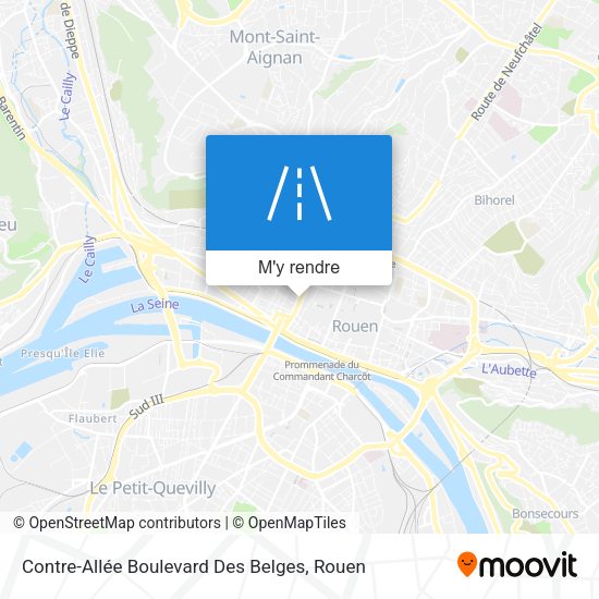 Contre-Allée Boulevard Des Belges plan