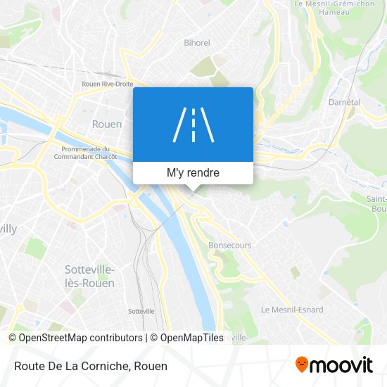 Route De La Corniche plan