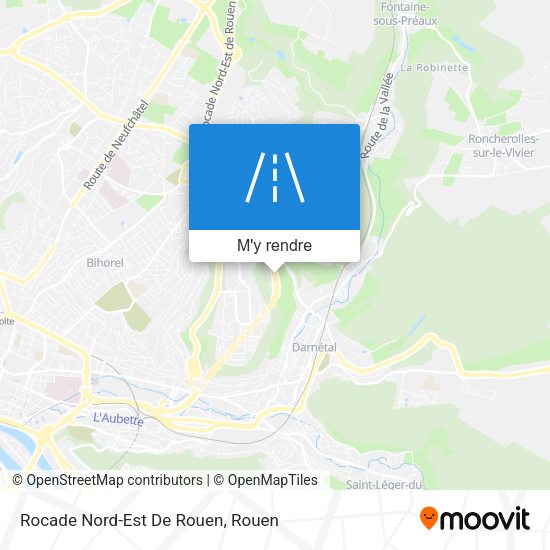 Rocade Nord-Est De Rouen plan