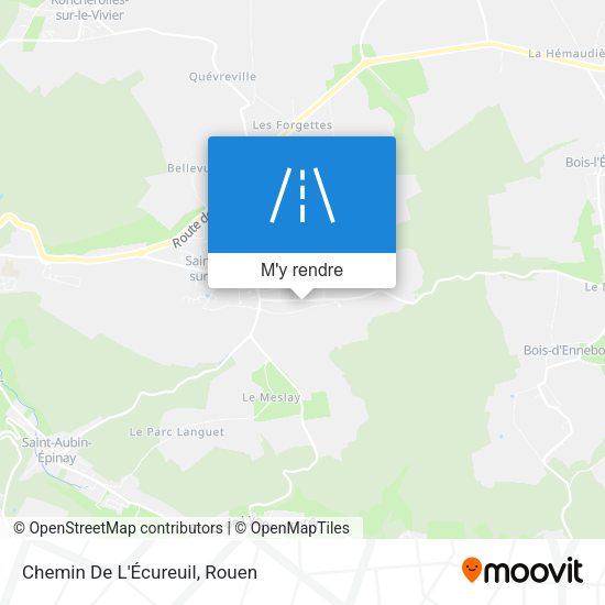Chemin De L'Écureuil plan