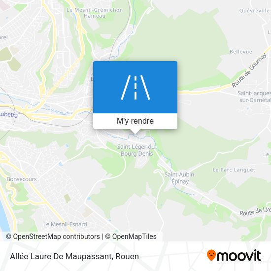 Allée Laure De Maupassant plan