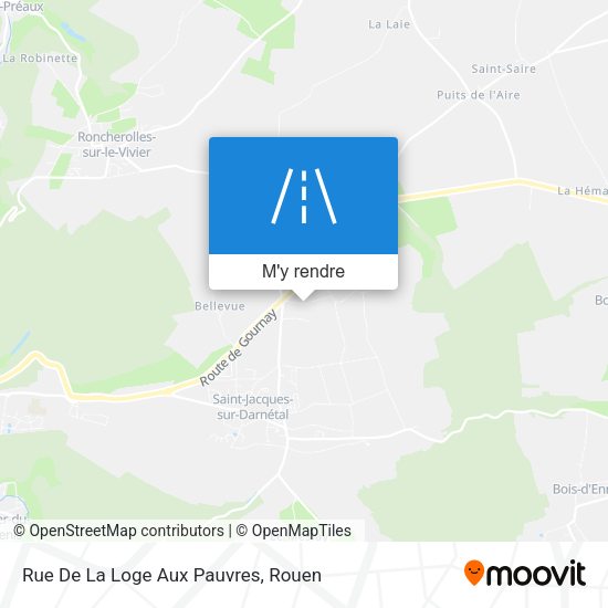 Rue De La Loge Aux Pauvres plan