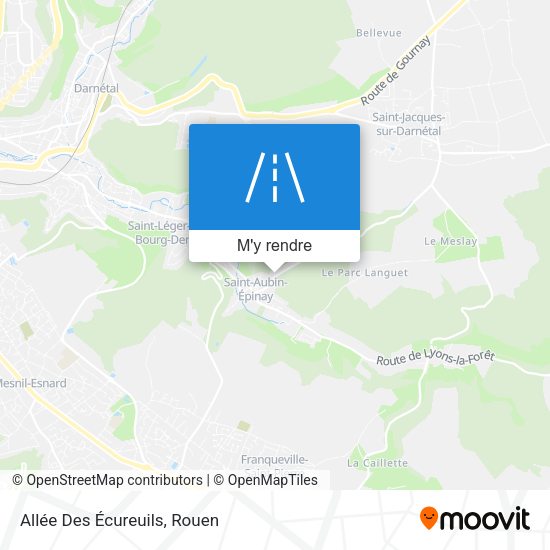 Allée Des Écureuils plan
