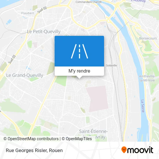 Rue Georges Risler plan