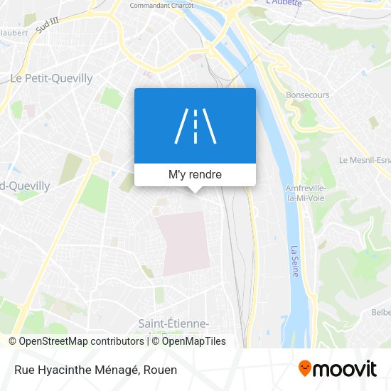 Rue Hyacinthe Ménagé plan