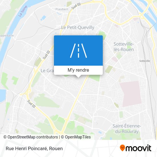 Rue Henri Poincaré plan