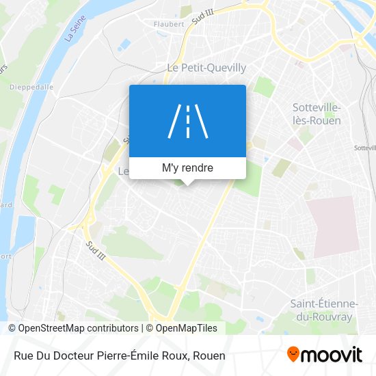Rue Du Docteur Pierre-Émile Roux plan
