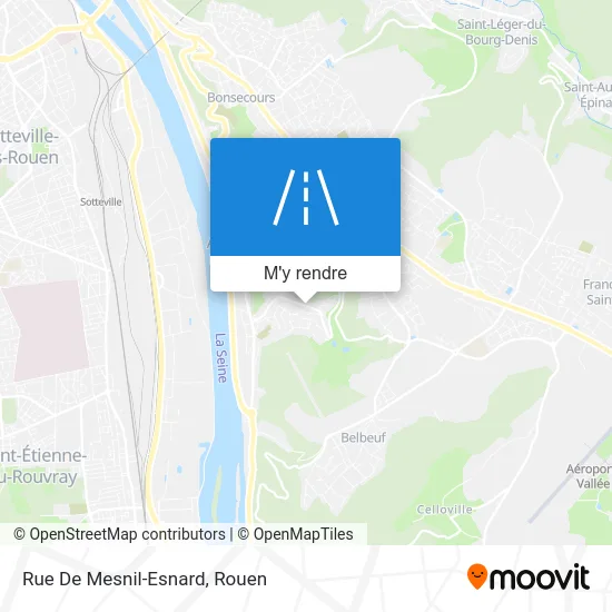 Rue De Mesnil-Esnard plan