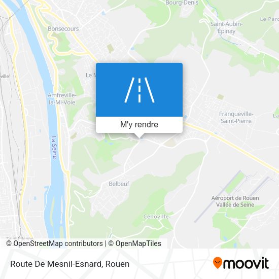 Route De Mesnil-Esnard plan