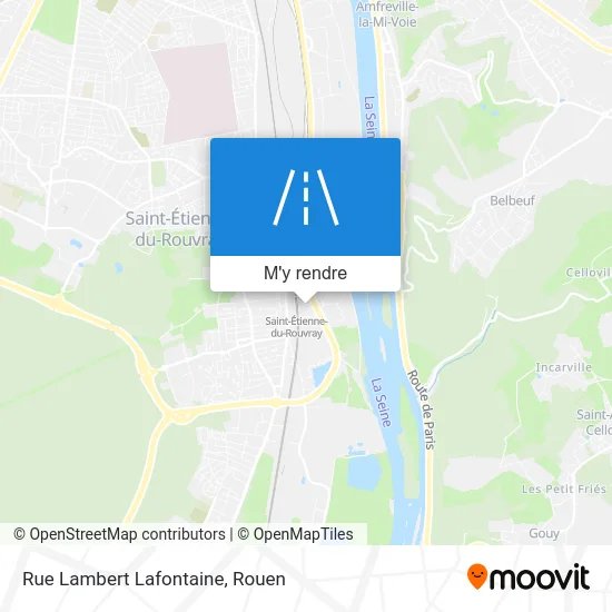 Rue Lambert Lafontaine plan