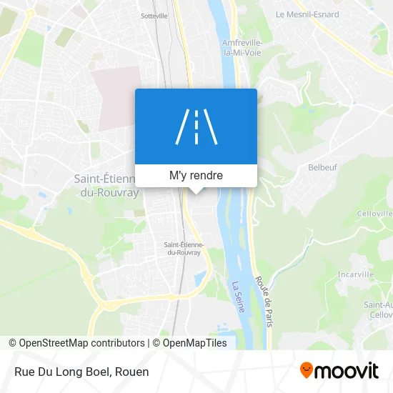 Rue Du Long Boel plan