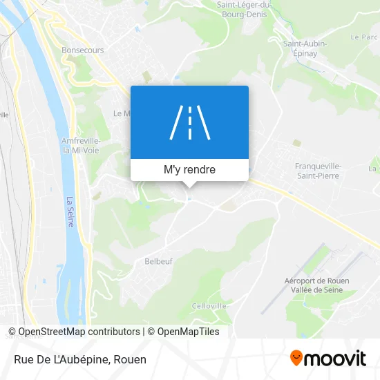 Rue De L'Aubépine plan