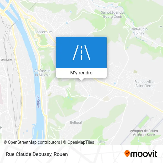 Rue Claude Debussy plan