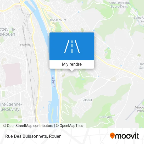 Rue Des Buissonnets plan