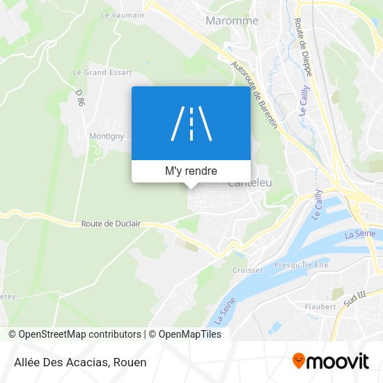 Allée Des Acacias plan