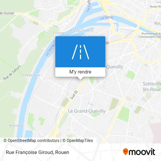 Rue Françoise Giroud plan