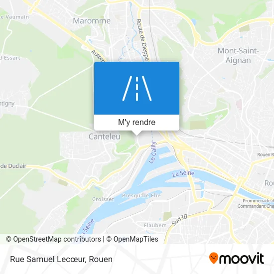 Rue Samuel Lecœur plan