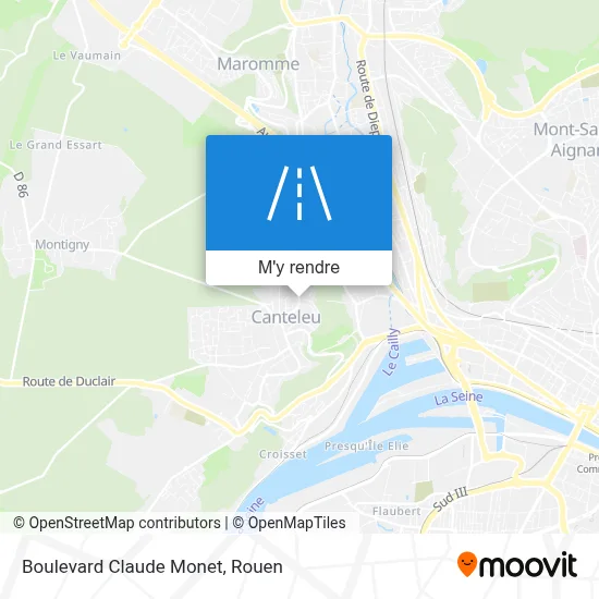 Boulevard Claude Monet plan