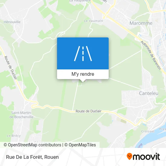 Rue De La Forêt plan