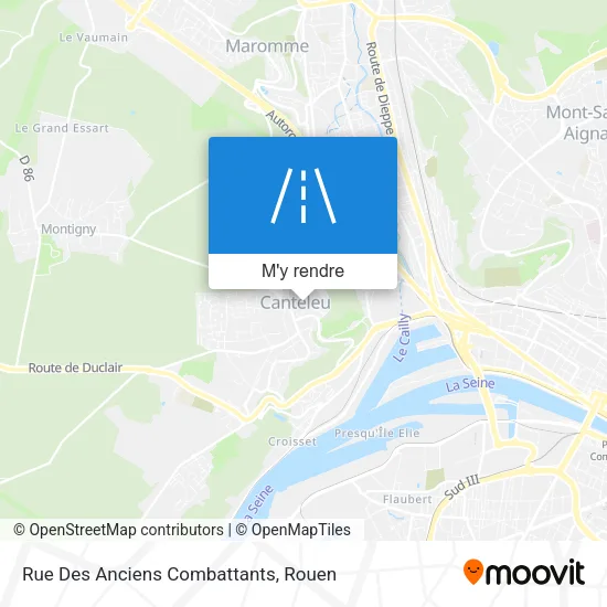 Rue Des Anciens Combattants plan