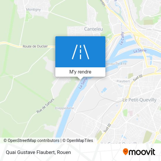 Quai Gustave Flaubert plan