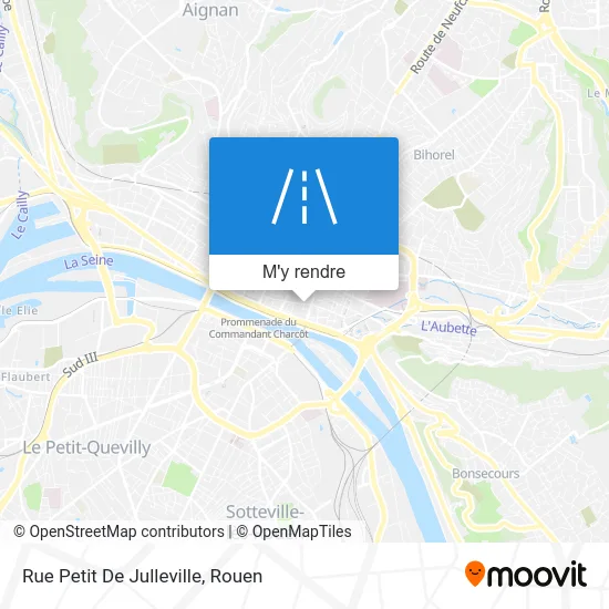 Rue Petit De Julleville plan