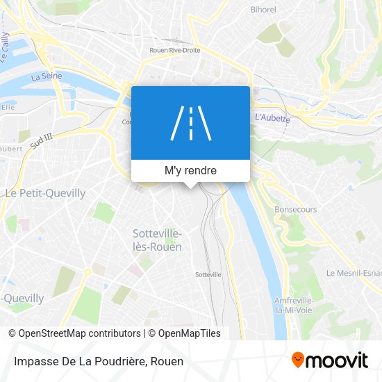Impasse De La Poudrière plan