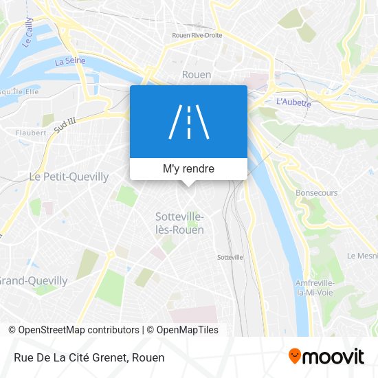 Rue De La Cité Grenet plan