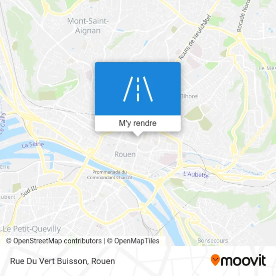 Rue Du Vert Buisson plan