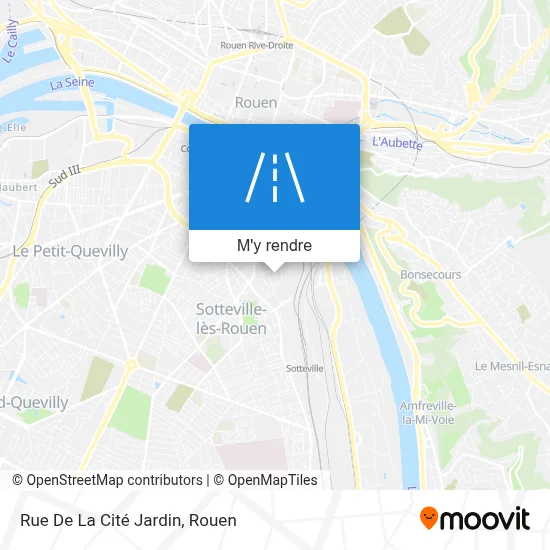 Rue De La Cité Jardin plan