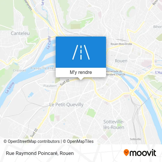 Rue Raymond Poincaré plan